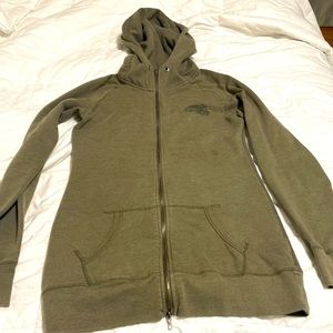 Roots long hoodie Khaki color